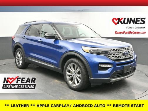 Atlas Blue Metallic 2023 Ford Explorer Limited