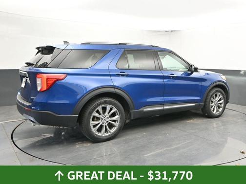 Atlas Blue Metallic 2023 Ford Explorer Limited