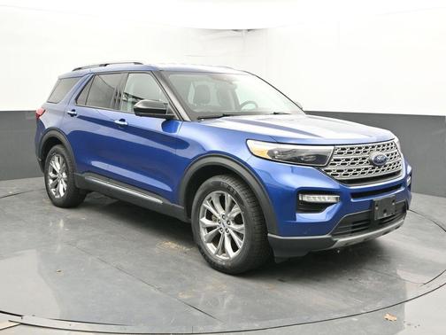 Atlas Blue Metallic 2023 Ford Explorer Limited