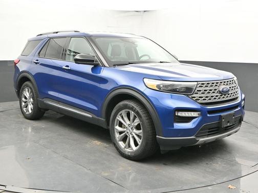 Atlas Blue Metallic 2023 Ford Explorer Limited