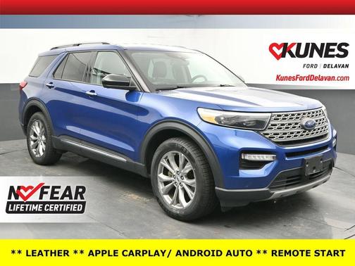 Atlas Blue Metallic 2023 Ford Explorer Limited