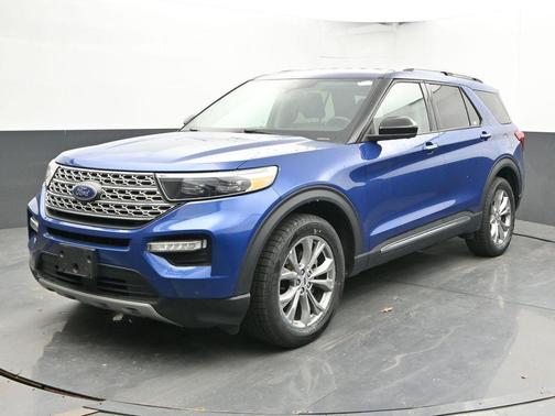 Atlas Blue Metallic 2023 Ford Explorer Limited