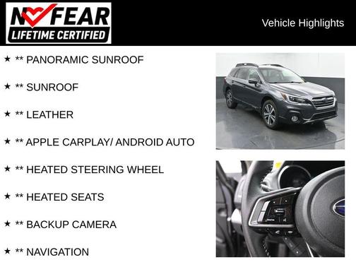 2019 Subaru Outback 2.5i Limited