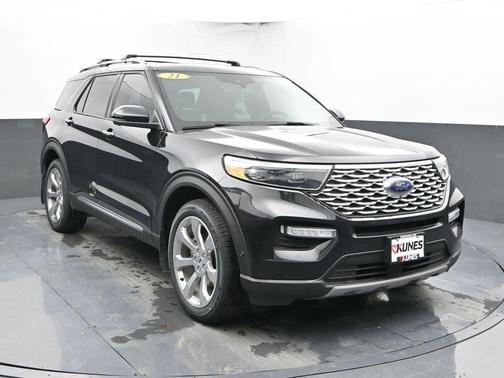 Agate Black Metallic 2020 Ford Explorer Platinum