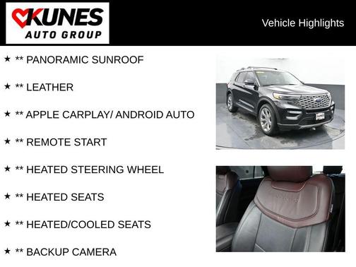 Agate Black Metallic 2020 Ford Explorer Platinum