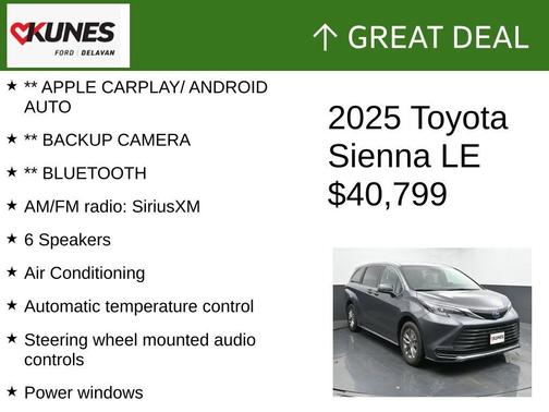 2025 Toyota Sienna LE