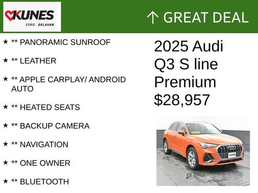 2025 Audi Q3 45 S line Premium