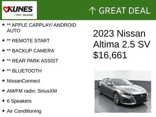 2023 Nissan Altima 2.5 SV