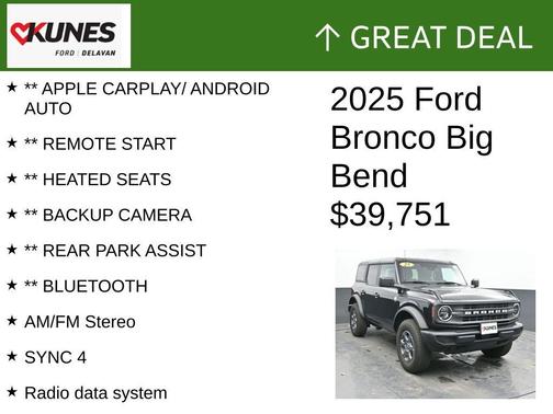 2025 Ford Bronco Big Bend