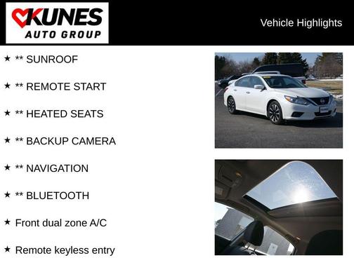 2018 Nissan Altima 2.5 SV