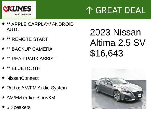 2023 Nissan Altima 2.5 SV