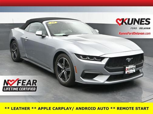 Silver Metallic 2024 Ford Mustang EcoBoost Premium