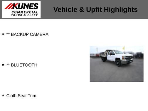 Summit White 2018 Chevrolet Silverado 3500 WT