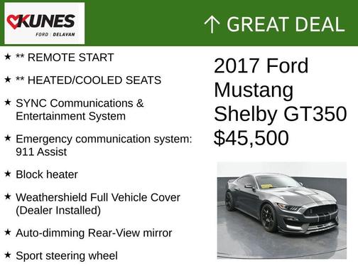 2017 Ford Shelby GT350 Base