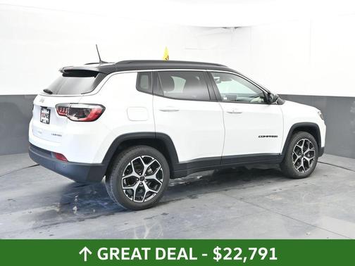 Bright White Clearcoat 2025 Jeep Compass Limited