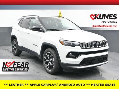 Bright White Clearcoat 2025 Jeep Compass Limited