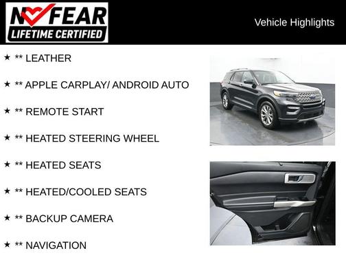 Agate Black Metallic 2022 Ford Explorer Limited