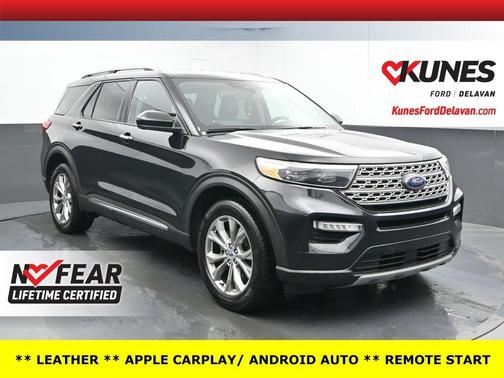 Agate Black Metallic 2022 Ford Explorer Limited