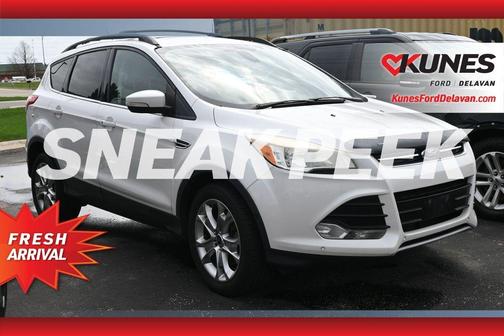 White Platinum 2013 Ford Escape SEL