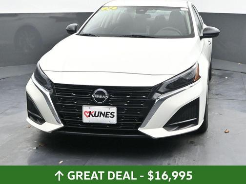 Glacier White 2024 Nissan Altima 2.5 S