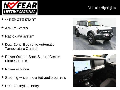 Oxford White 2025 Ford Bronco Big Bend