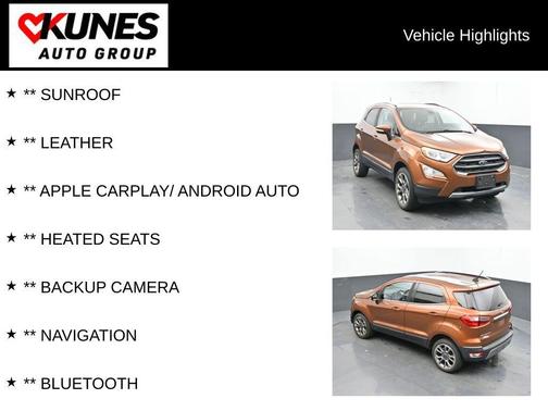 Canyon Ridge Metallic 2018 Ford EcoSport Titanium