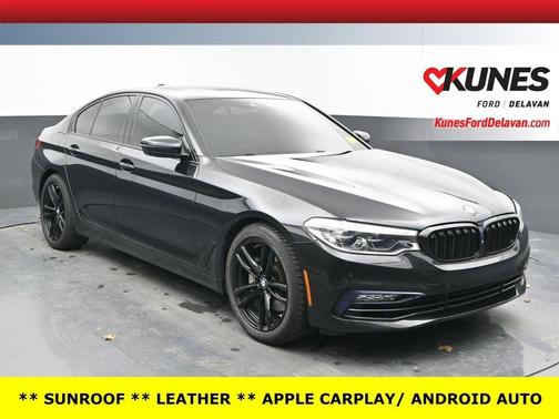 Black Sapphire Metallic 2017 BMW 540 i xDrive
