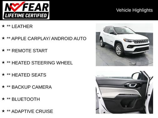 Bright White Clearcoat 2025 Jeep Compass Limited