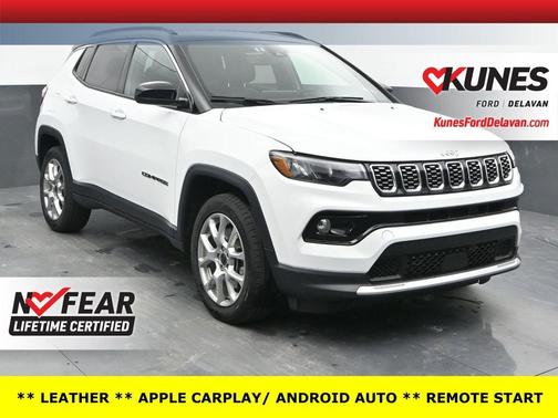 Bright White Clearcoat 2025 Jeep Compass Limited