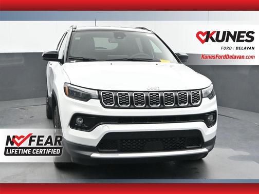 Bright White Clearcoat 2025 Jeep Compass Limited