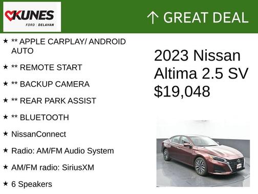 2023 Nissan Altima 2.5 SV