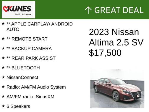 2023 Nissan Altima 2.5 SV