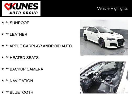 Wicked White 2011 Mitsubishi Lancer Evolution MR