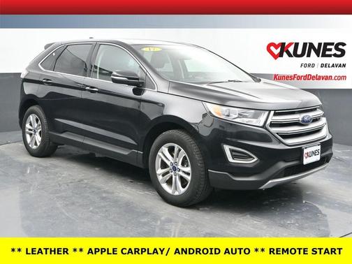 Shadow Black 2017 Ford Edge SEL
