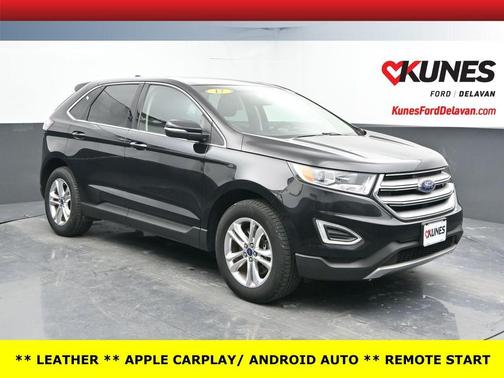 Shadow Black 2017 Ford Edge SEL