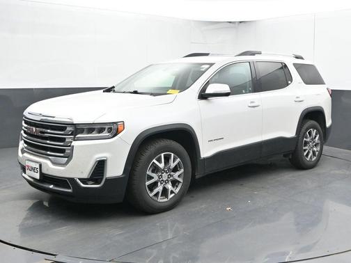 White Frost Tri-Coat 2021 GMC Acadia SLT