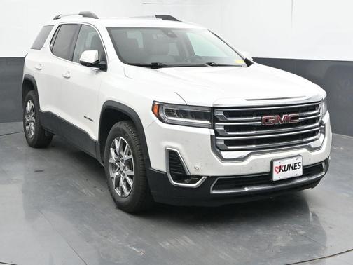 White Frost Tri-Coat 2021 GMC Acadia SLT