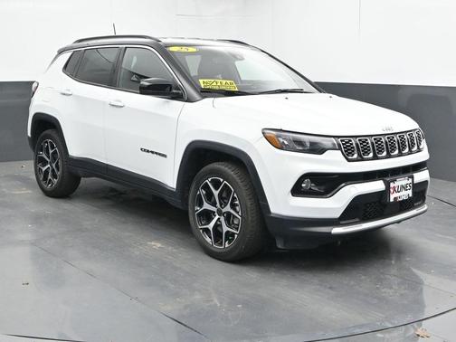 Bright White Clearcoat 2025 Jeep Compass Limited