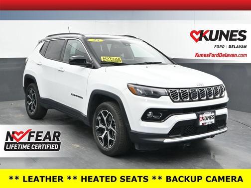 Bright White Clearcoat 2025 Jeep Compass Limited