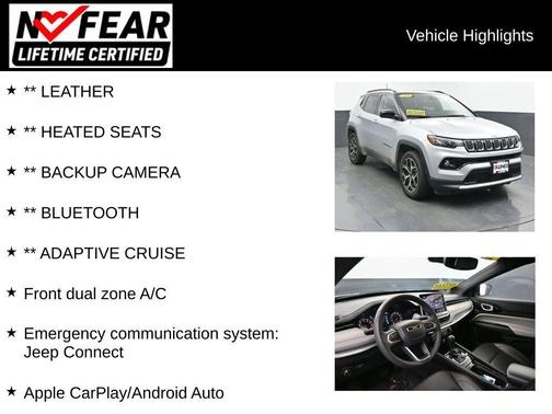 Silver Zynith 2025 Jeep Compass Limited