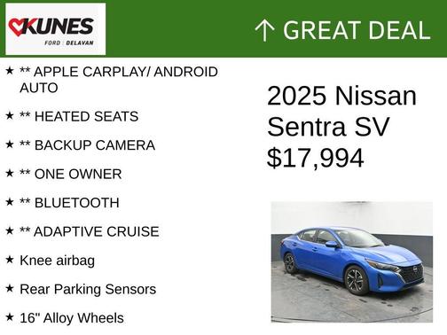 2025 Nissan Sentra SV