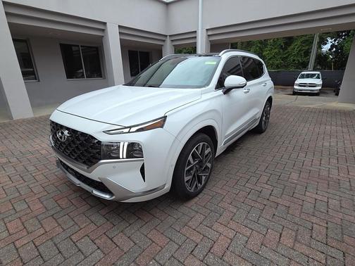 Serenity White Pearl 2023 Hyundai SANTA FE Calligraphy