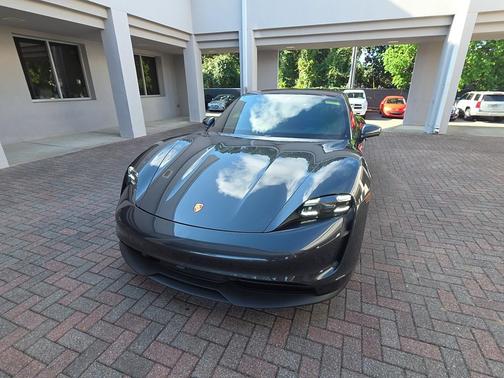 Volcano Grey Metallic 2021 Porsche Taycan 4S