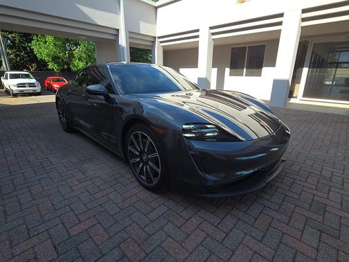 Volcano Grey Metallic 2021 Porsche Taycan 4S