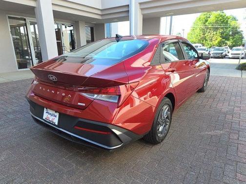 Ultimate Red Metallic 2024 Hyundai ELANTRA HEV Blue