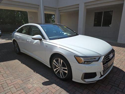 Glacier White Metallic 2022 Audi A6 3.0T Prestige Quattro