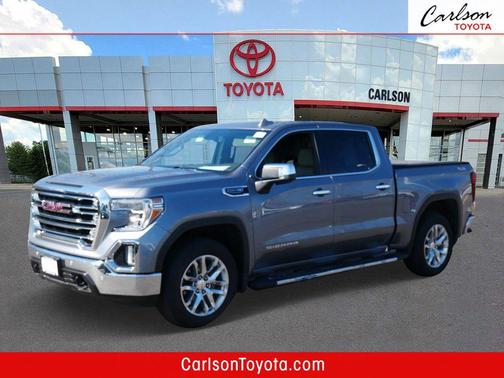 Satin Steel Metallic 2019 GMC Sierra 1500 SLT