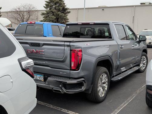 Satin Steel Metallic 2019 GMC Sierra 1500 SLT