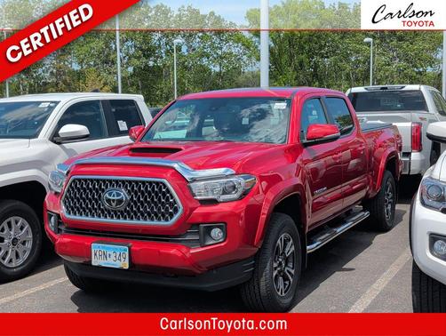 Barcelona Red Metallic 2019 Toyota Tacoma TRD Sport