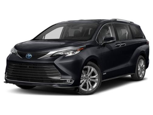 Midnight Black Metallic 2022 Toyota Sienna Platinum